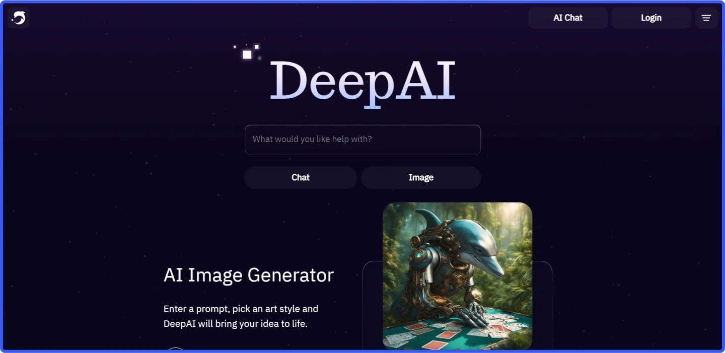 DeepAI - AI Image Generator Tool
